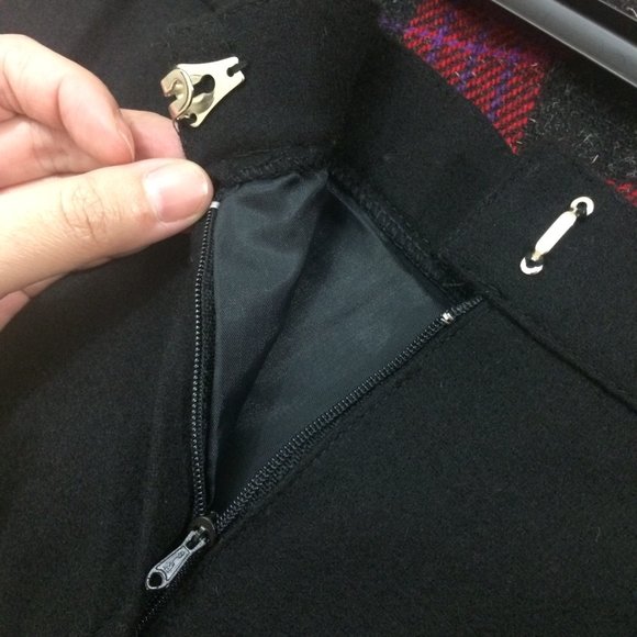 Plum Blossom 2-pc Suit Plaid Blazer + Midi Skirt - Picture 14 of 15